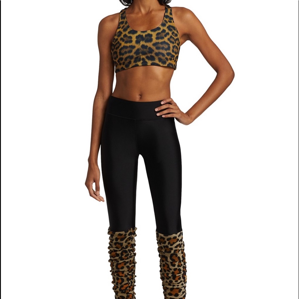 Terez AnImal Print Cheetah Leopard XS Sports Bra Crop Top